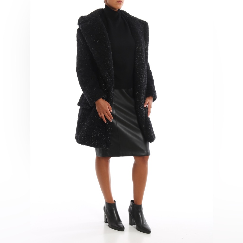đź–¤BNWT MAX MARA SPARKLY BLACK TEDDY COATđź–¤ - Picture 10 of 14